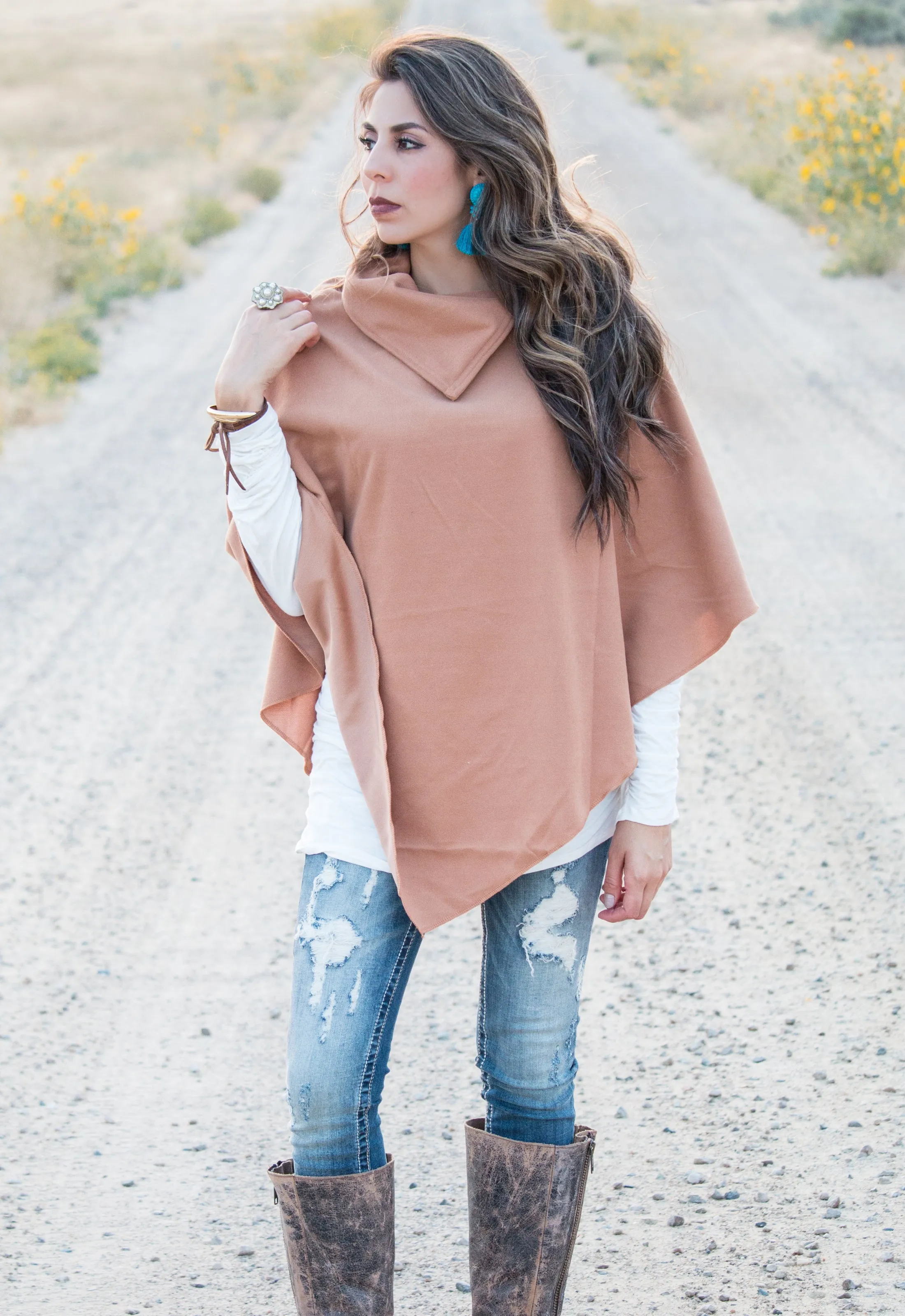 Fleece Poncho