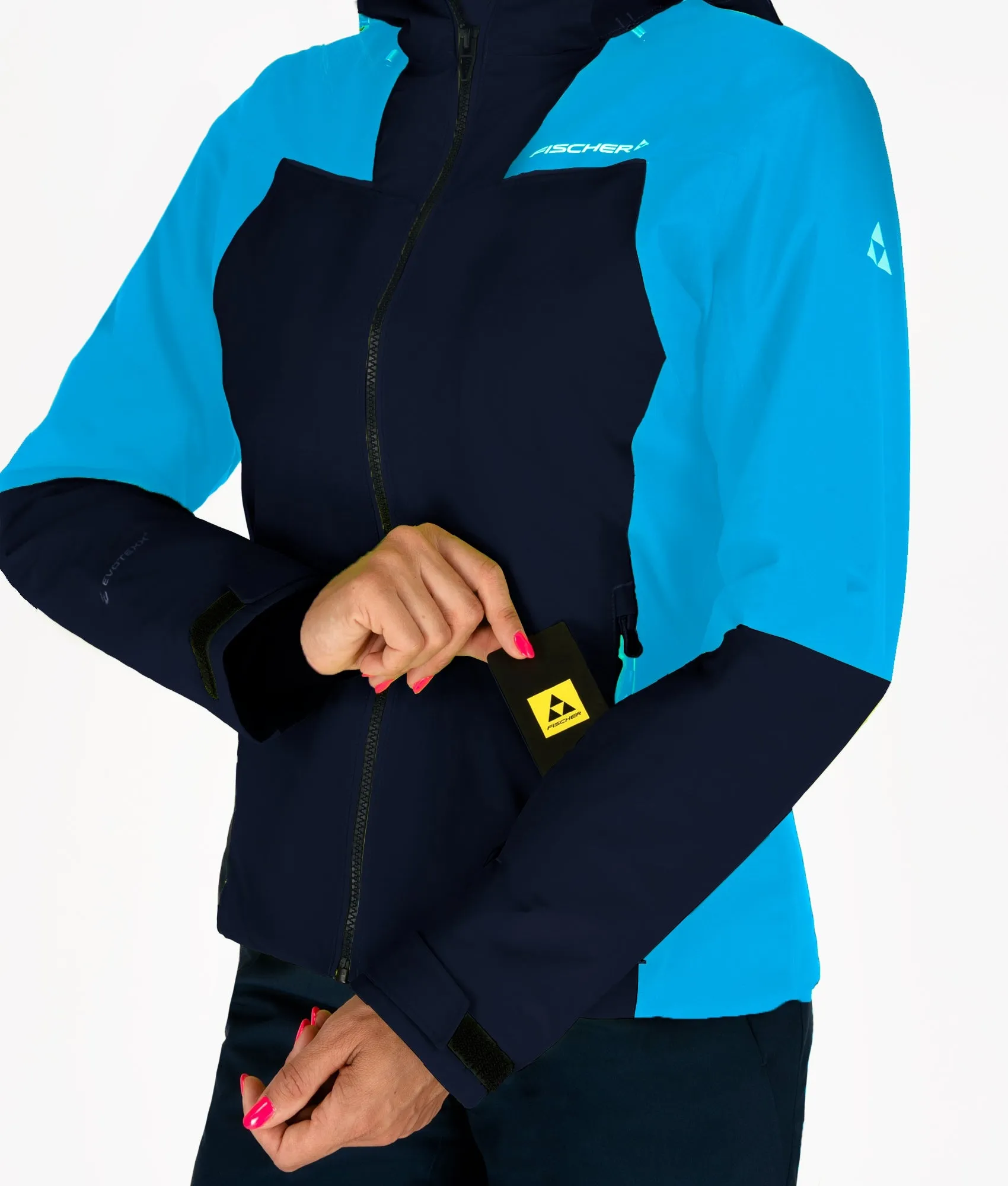 Fleiding Insulated Ski Jacket Women BLUE OCEAN