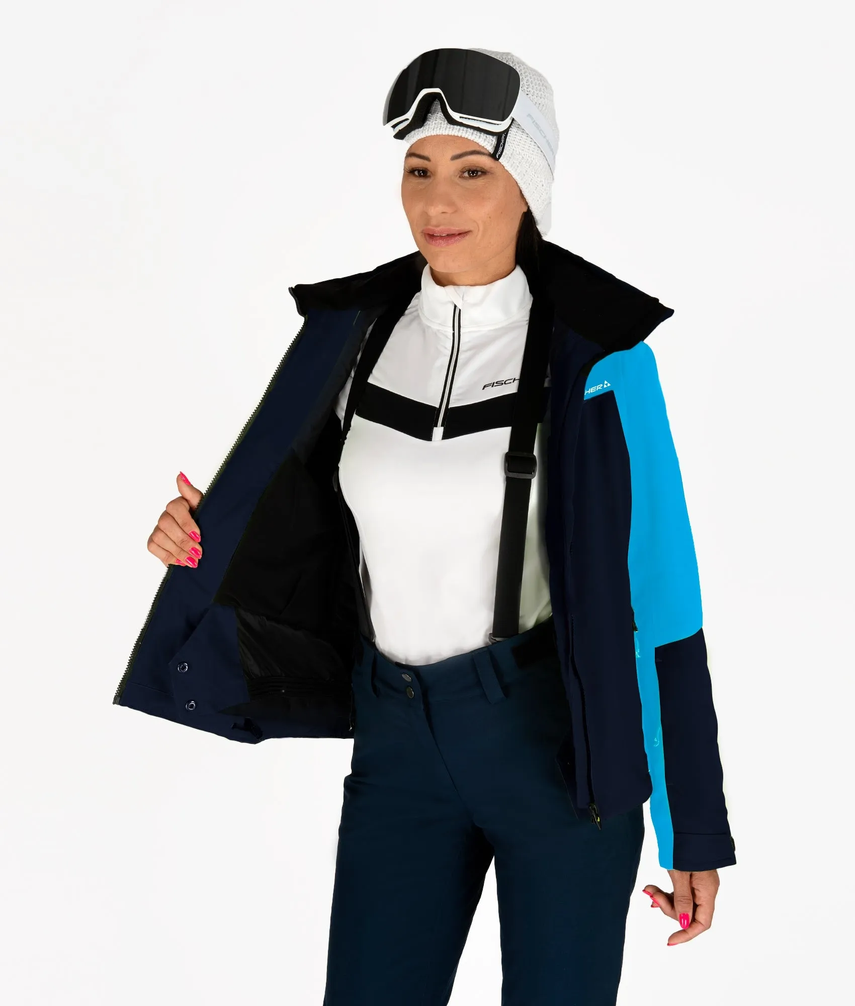 Fleiding Insulated Ski Jacket Women BLUE OCEAN