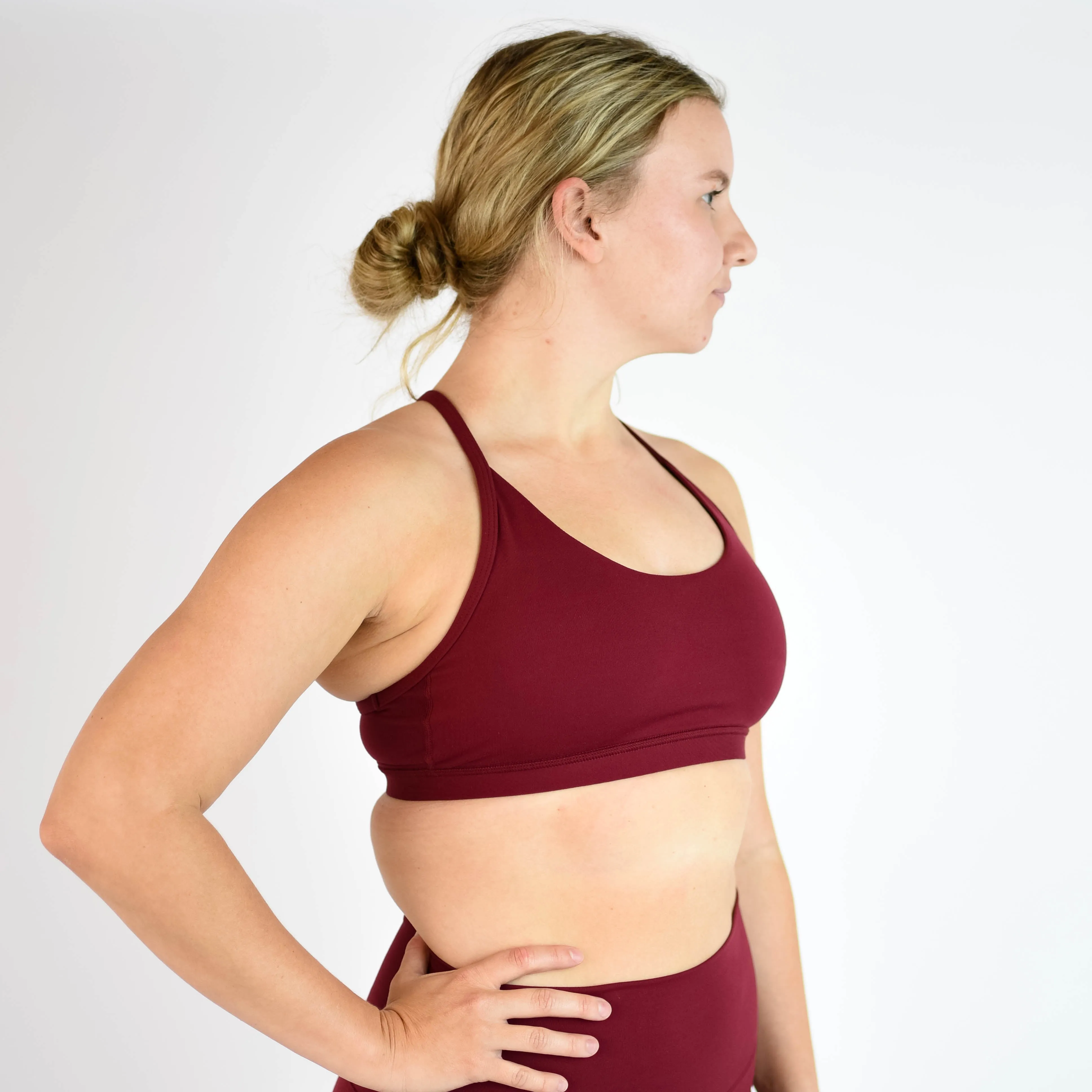 FLEO Cami Sports Bra - Cabernet