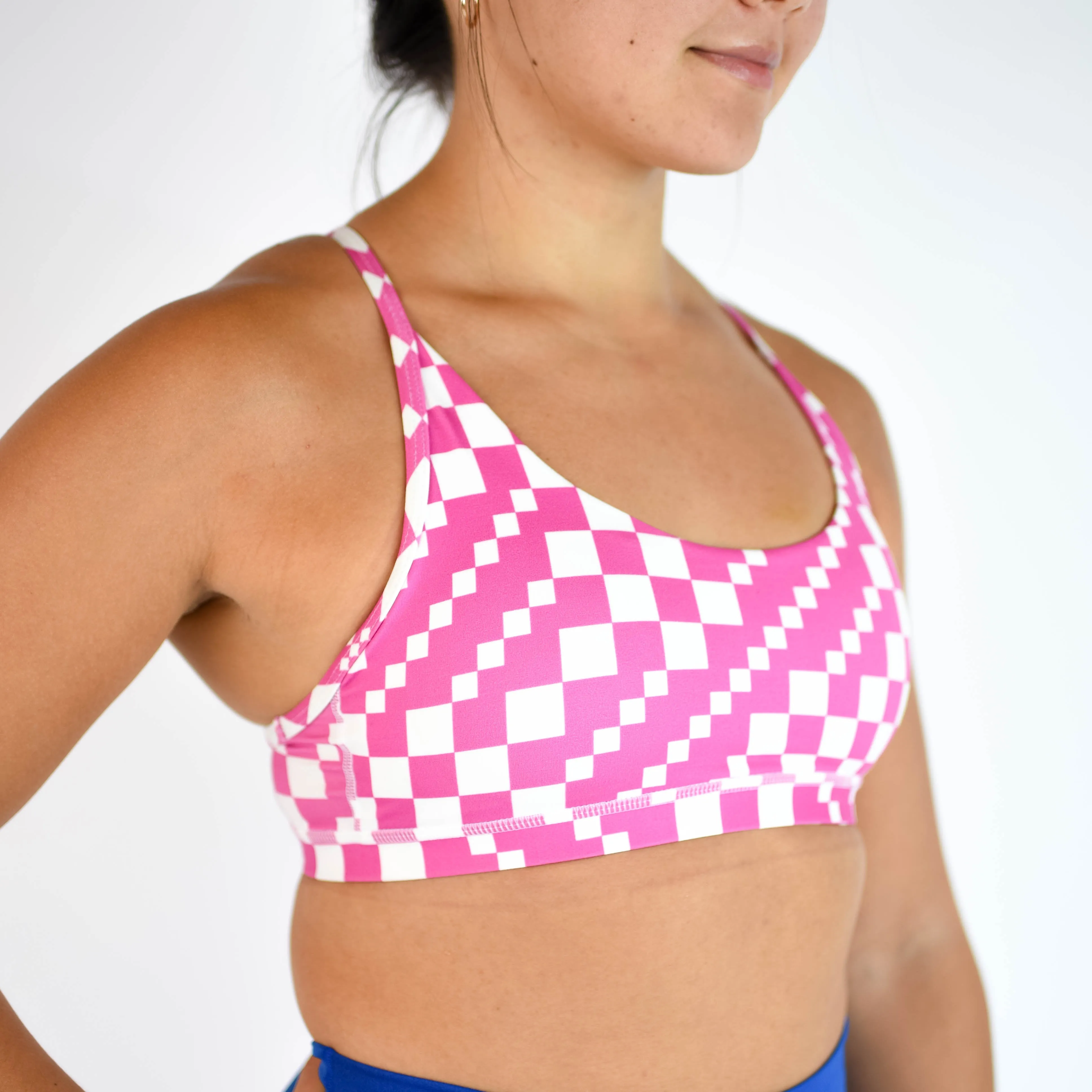 FLEO Cami Sports Bra - Phlox Check