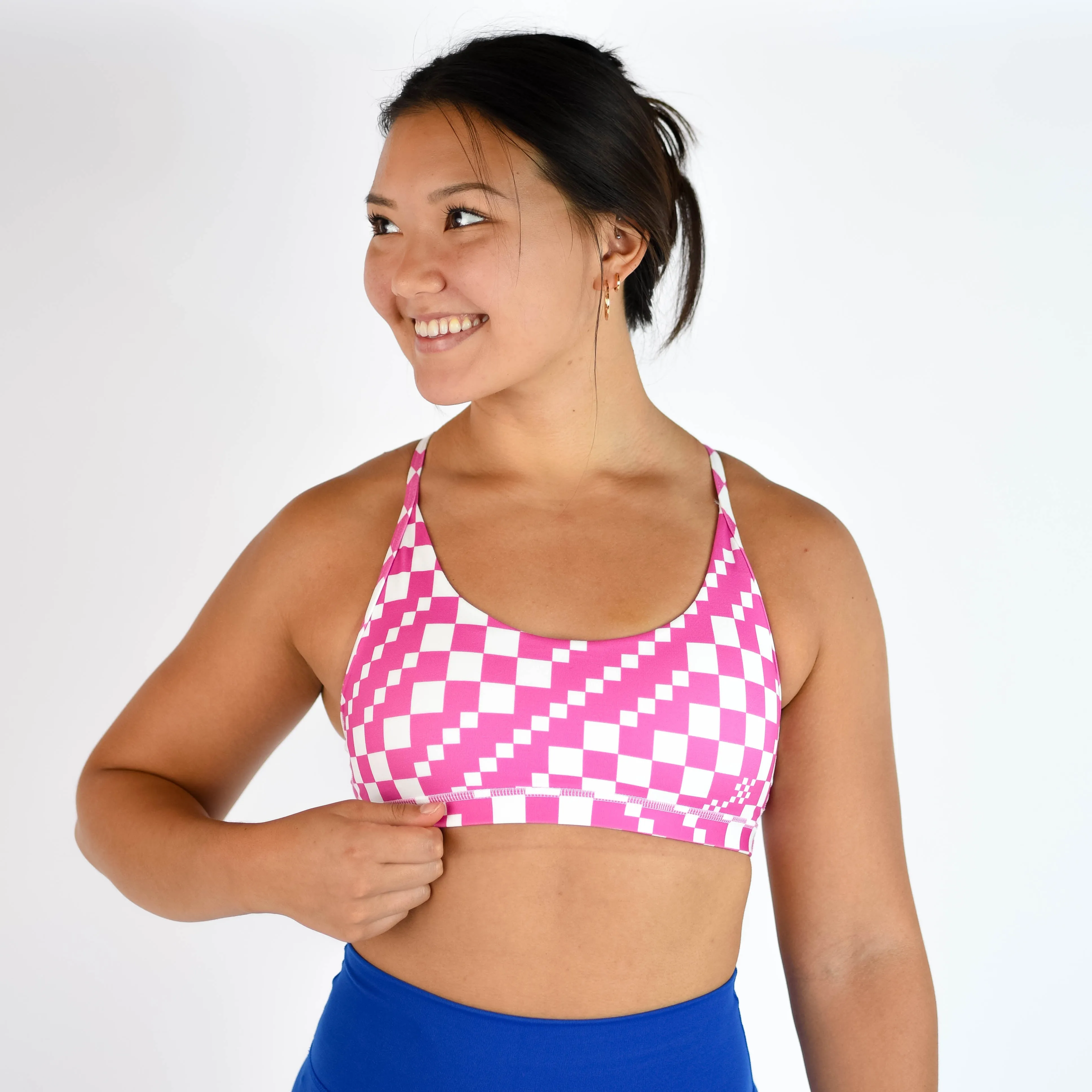 FLEO Cami Sports Bra - Phlox Check