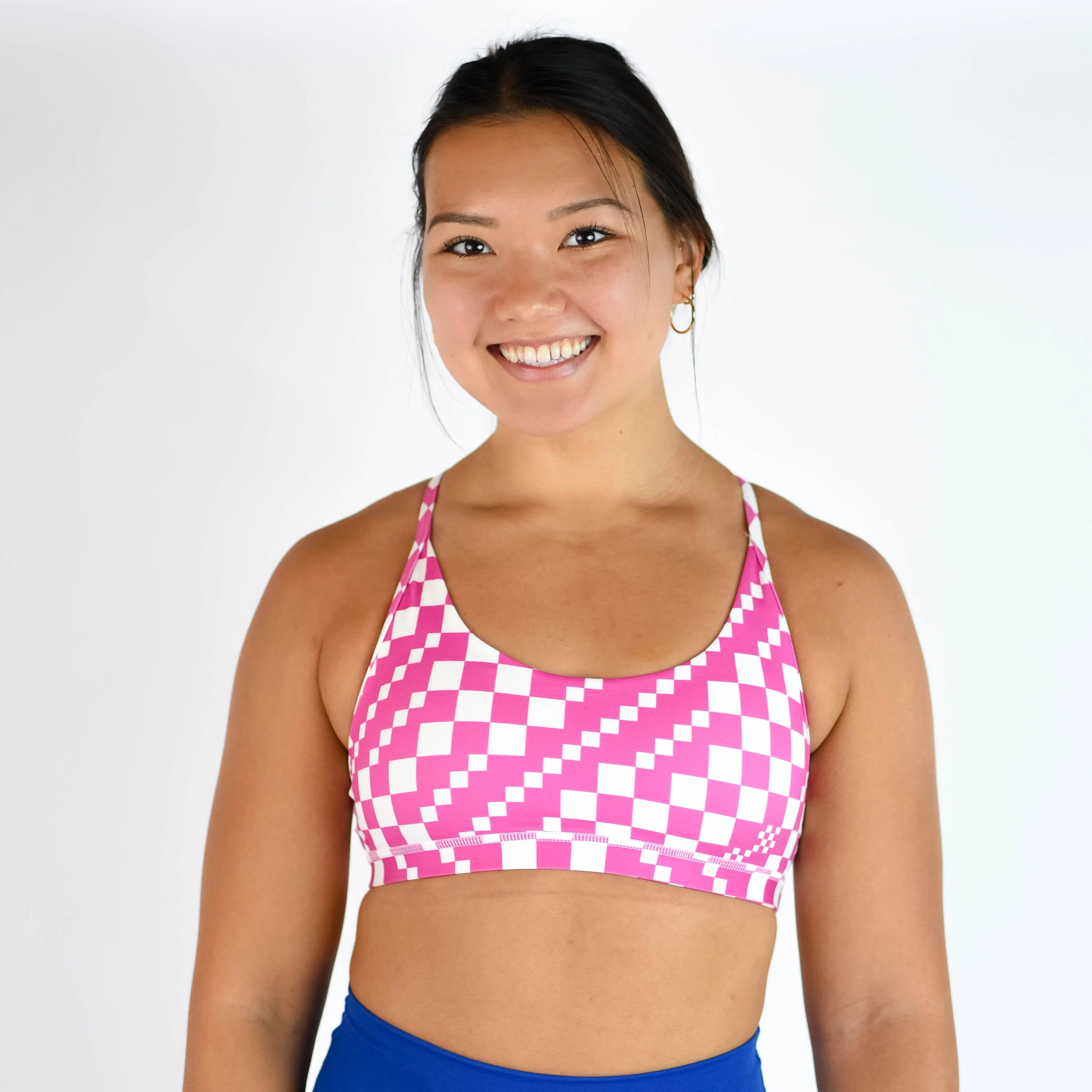 FLEO Cami Sports Bra - Phlox Check