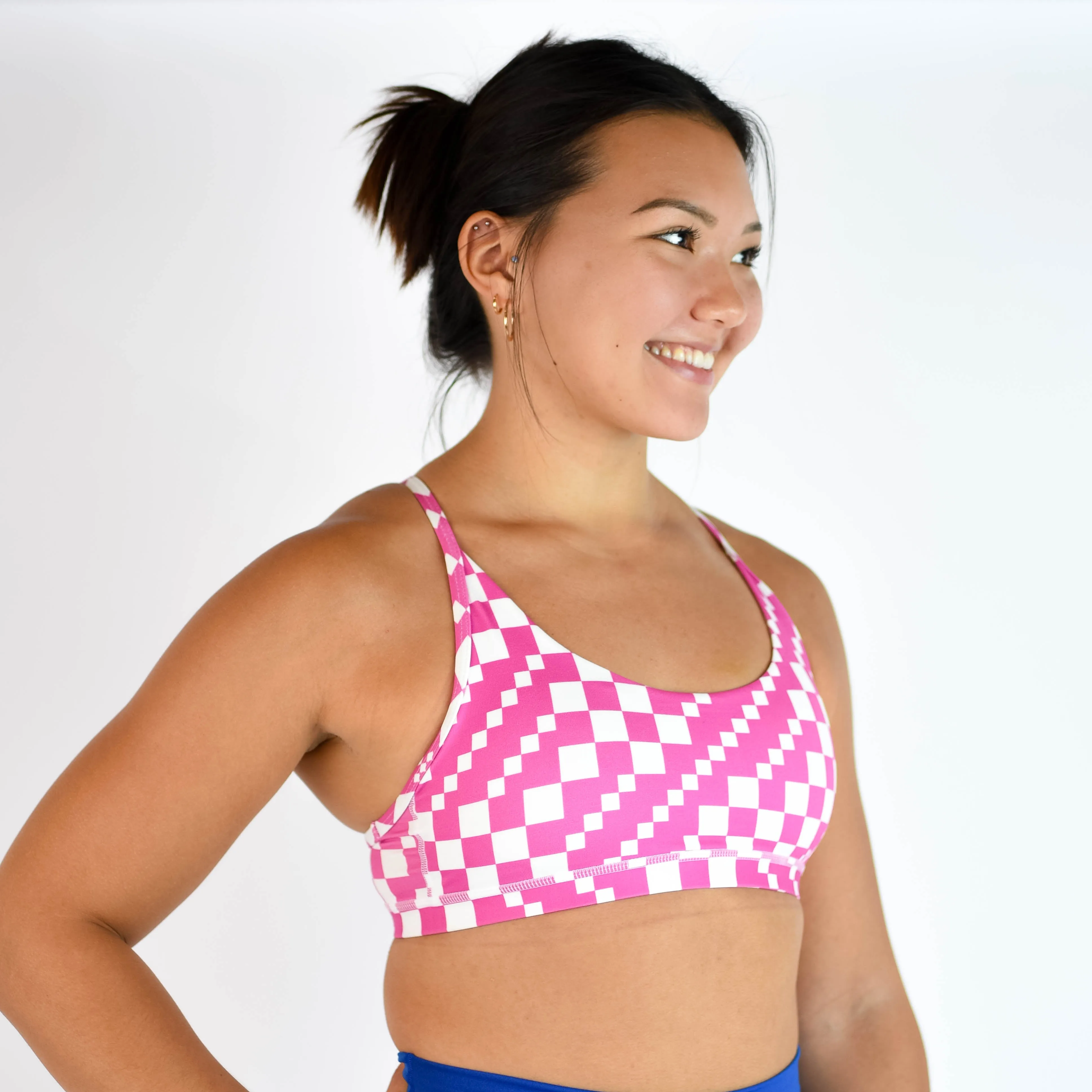 FLEO Cami Sports Bra - Phlox Check