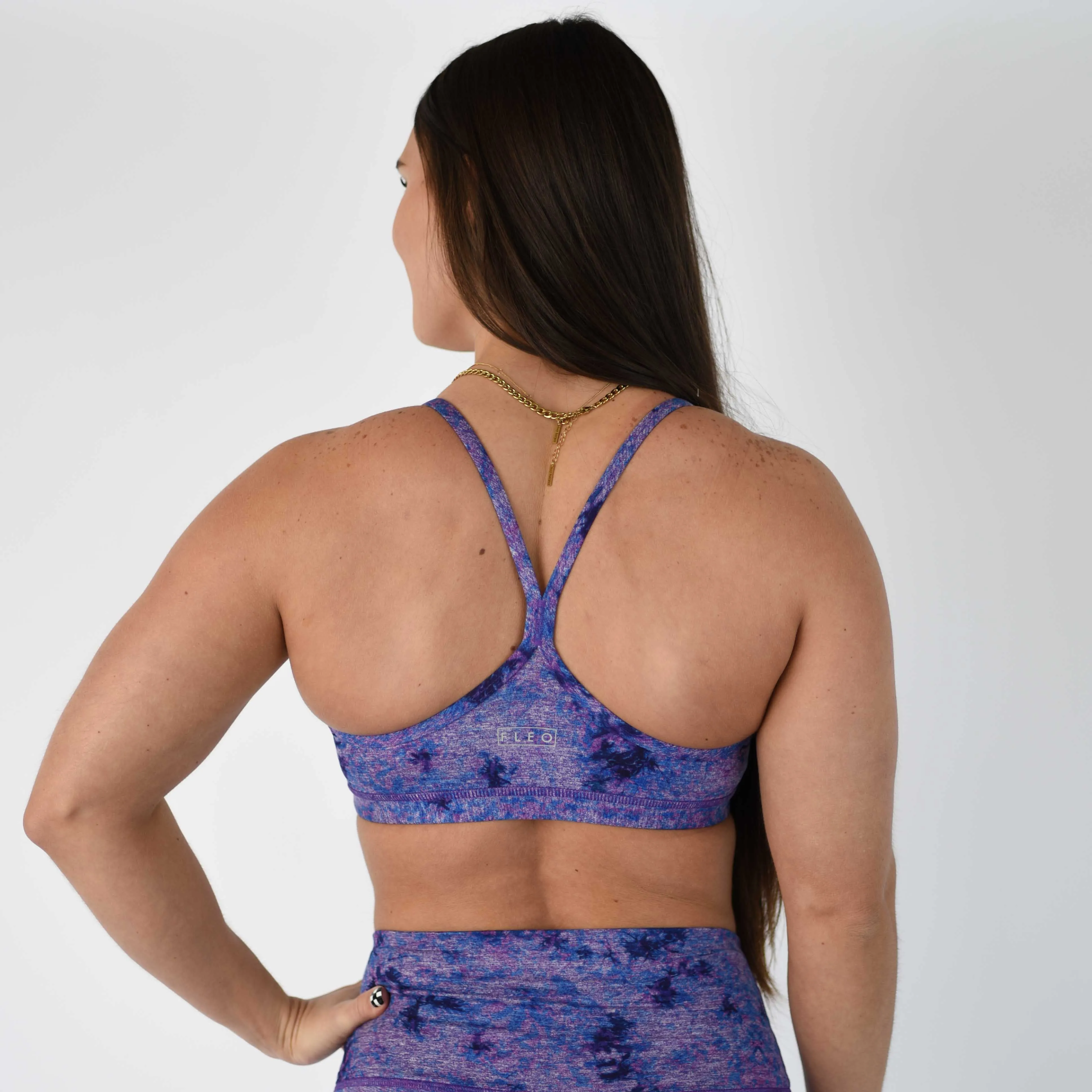 FLEO Cami Sports Bra - Twilight Tie Dye