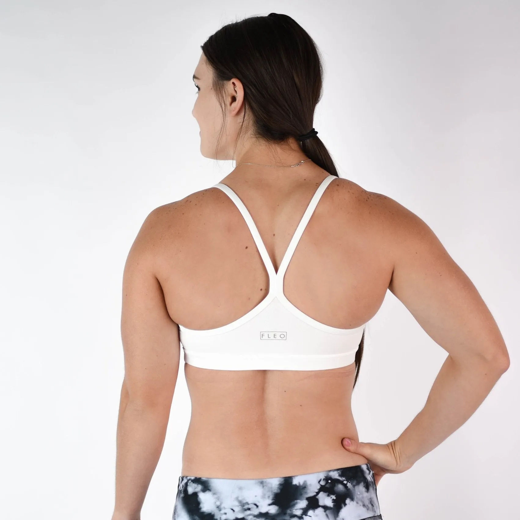 FLEO Cami Sports Bra - White