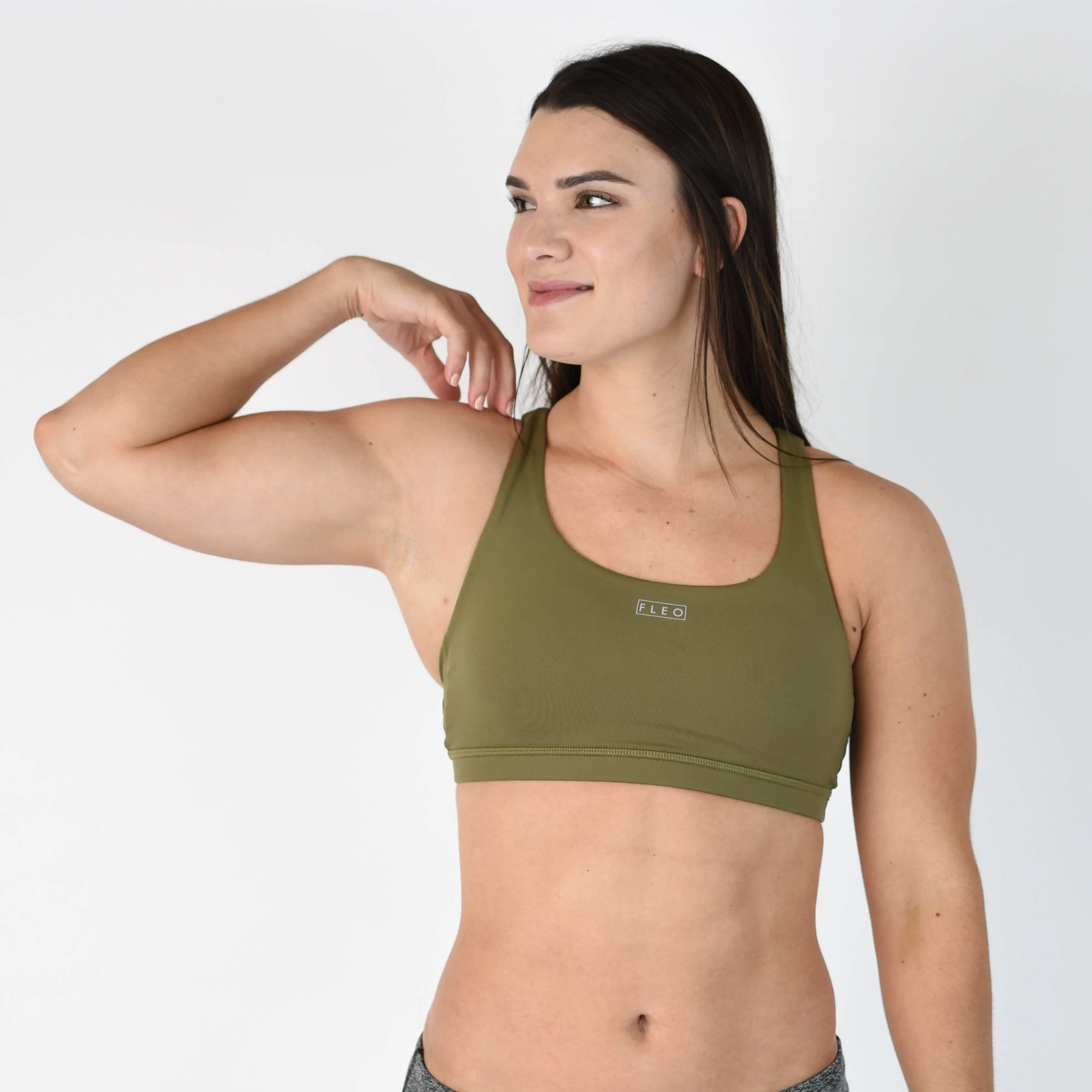 FLEO Isla Sports Bra - Martini Olive