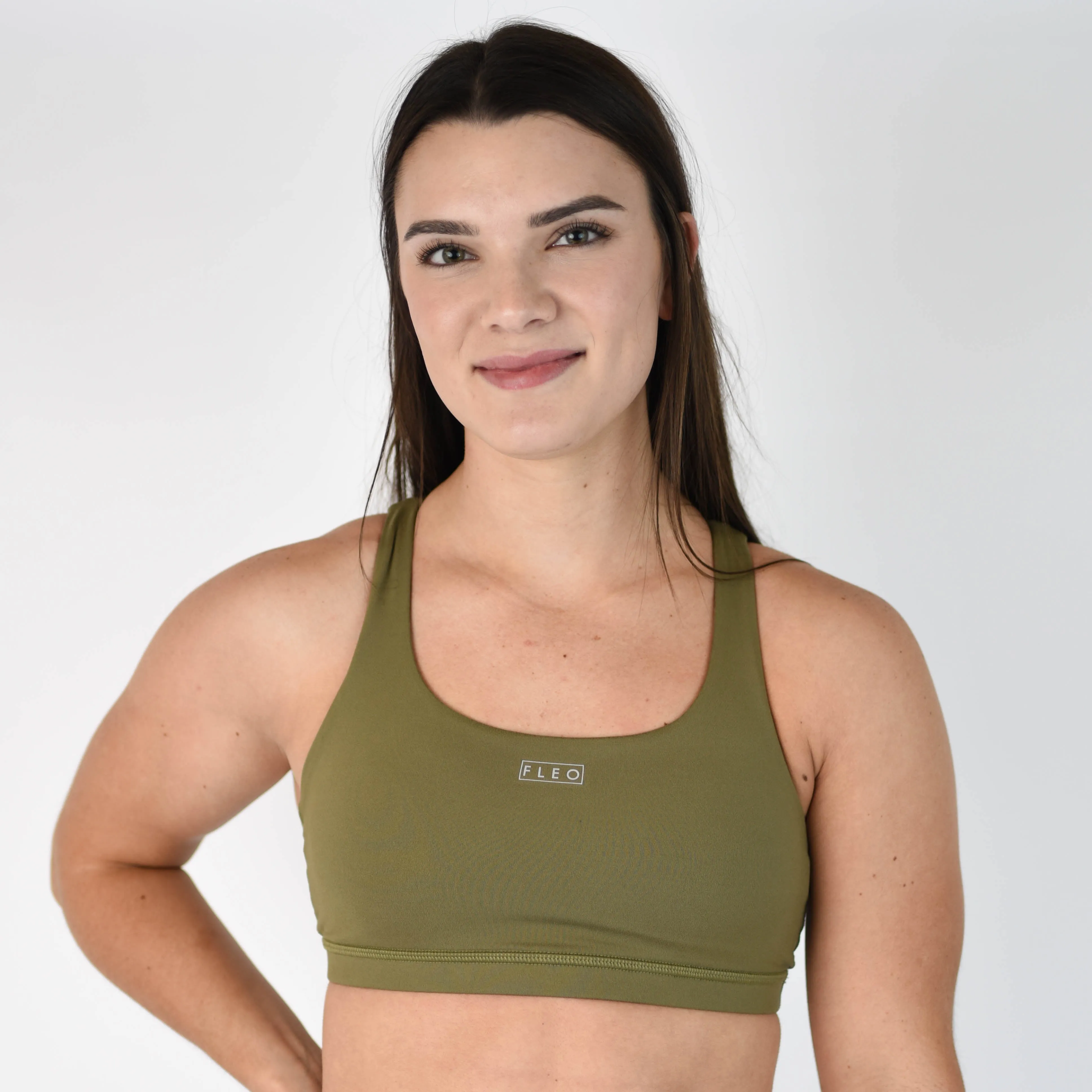 FLEO Isla Sports Bra - Martini Olive