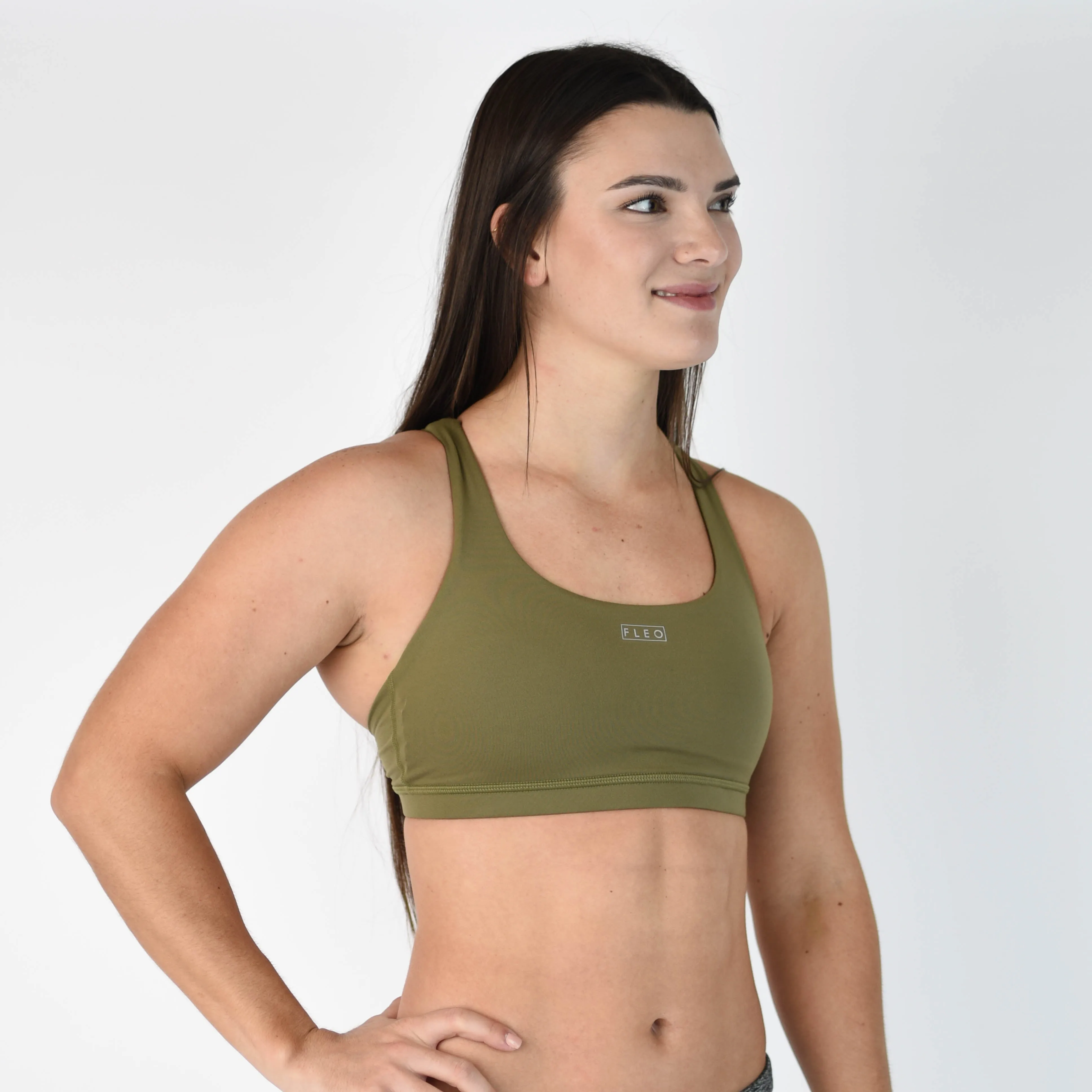 FLEO Isla Sports Bra - Martini Olive