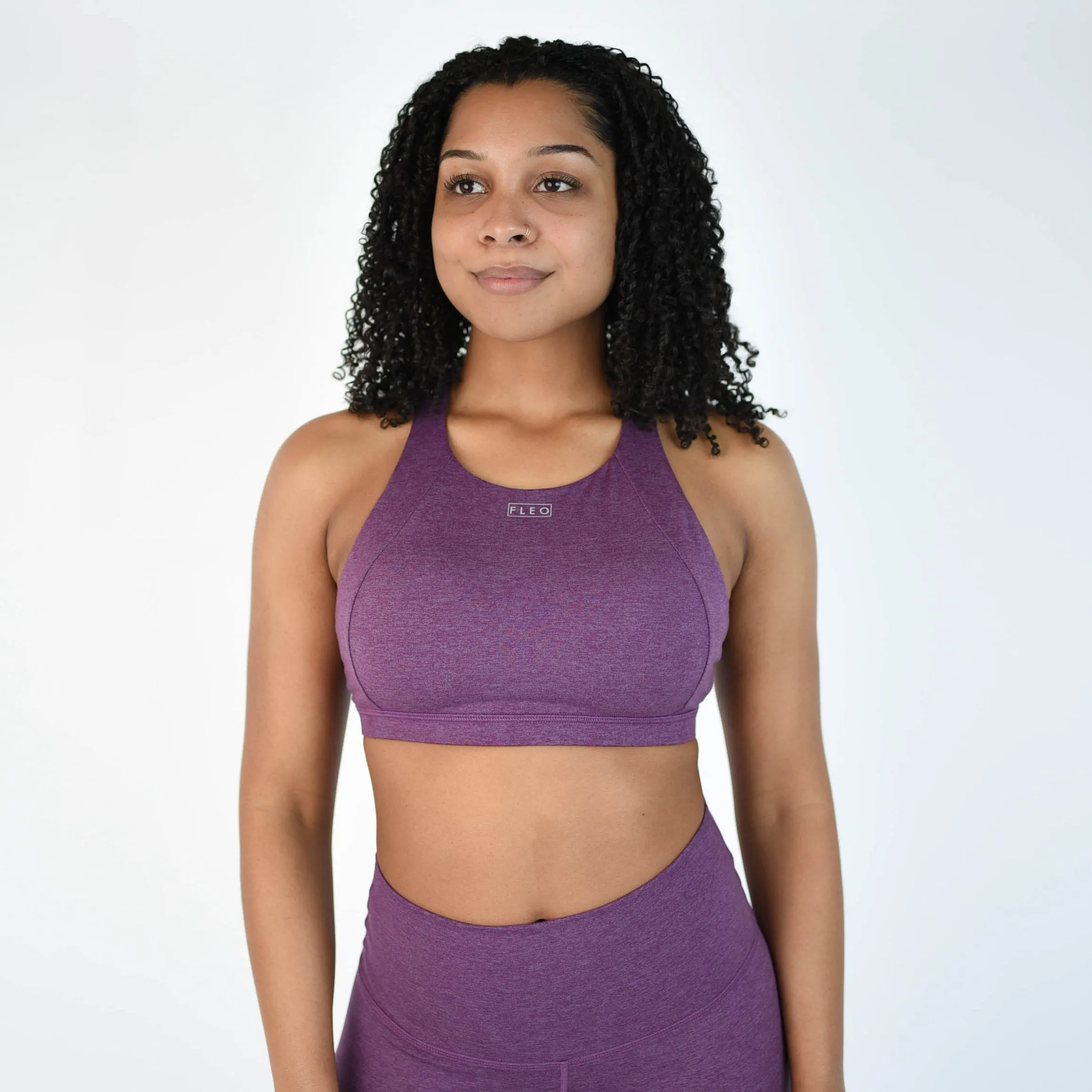 FLEO Jourdaine Sports Bra - Heather Wood Violet