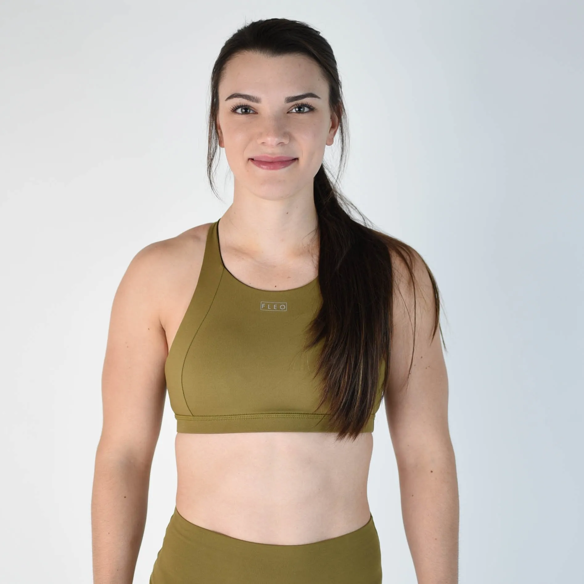 FLEO Jourdaine Sports Bra - Military Neutral