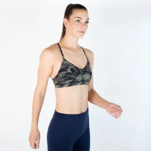 FLEO Reinette Sports Bra - Grapeade Camo