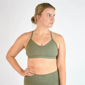 FLEO Reinette Sports Bra - Olive Shark