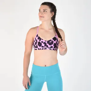 FLEO Reinette Sports Bra - Orchid Leopard x Des B