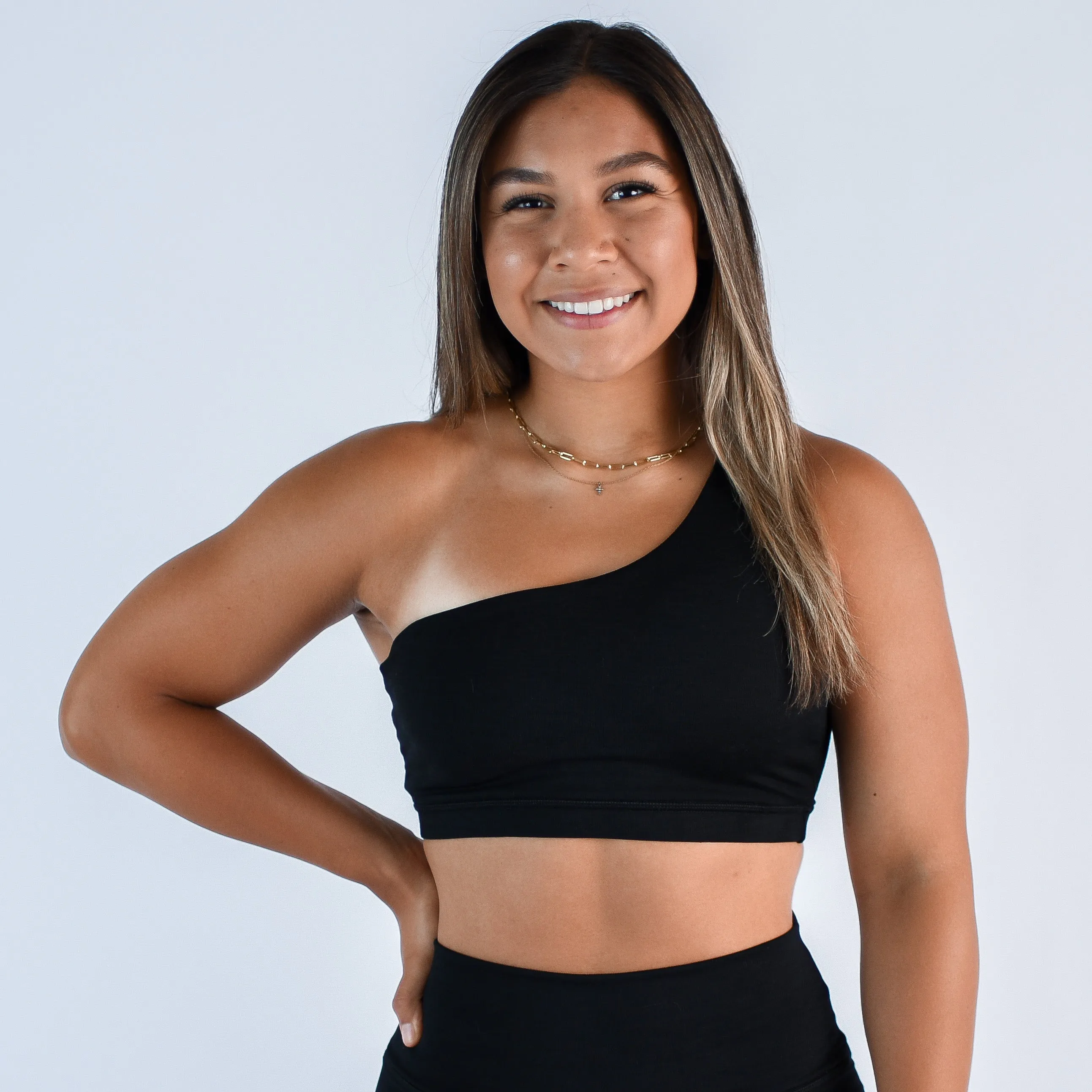 FLEO Sylvie Sports Bra - Black Rib