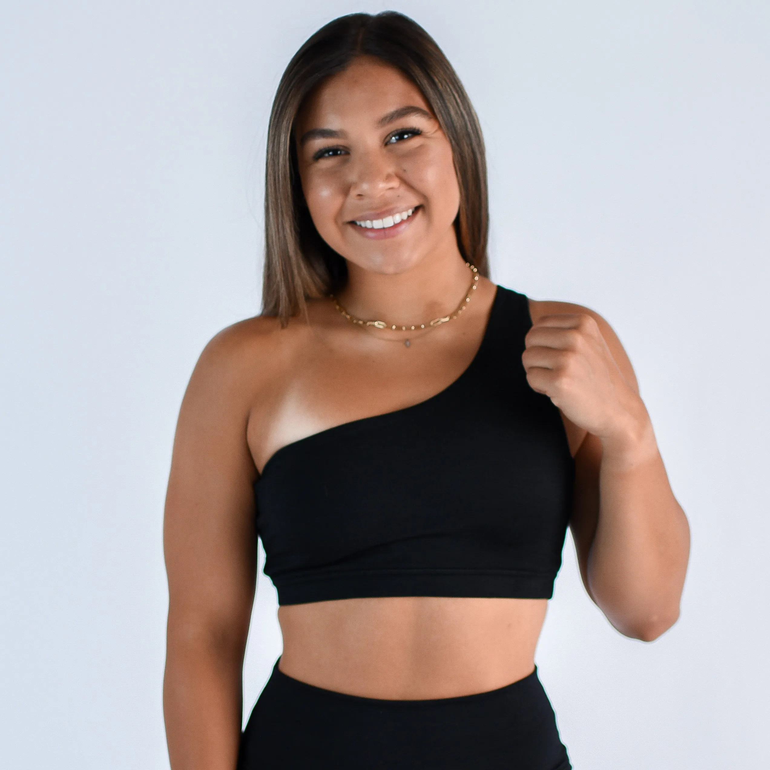 FLEO Sylvie Sports Bra - Black Rib