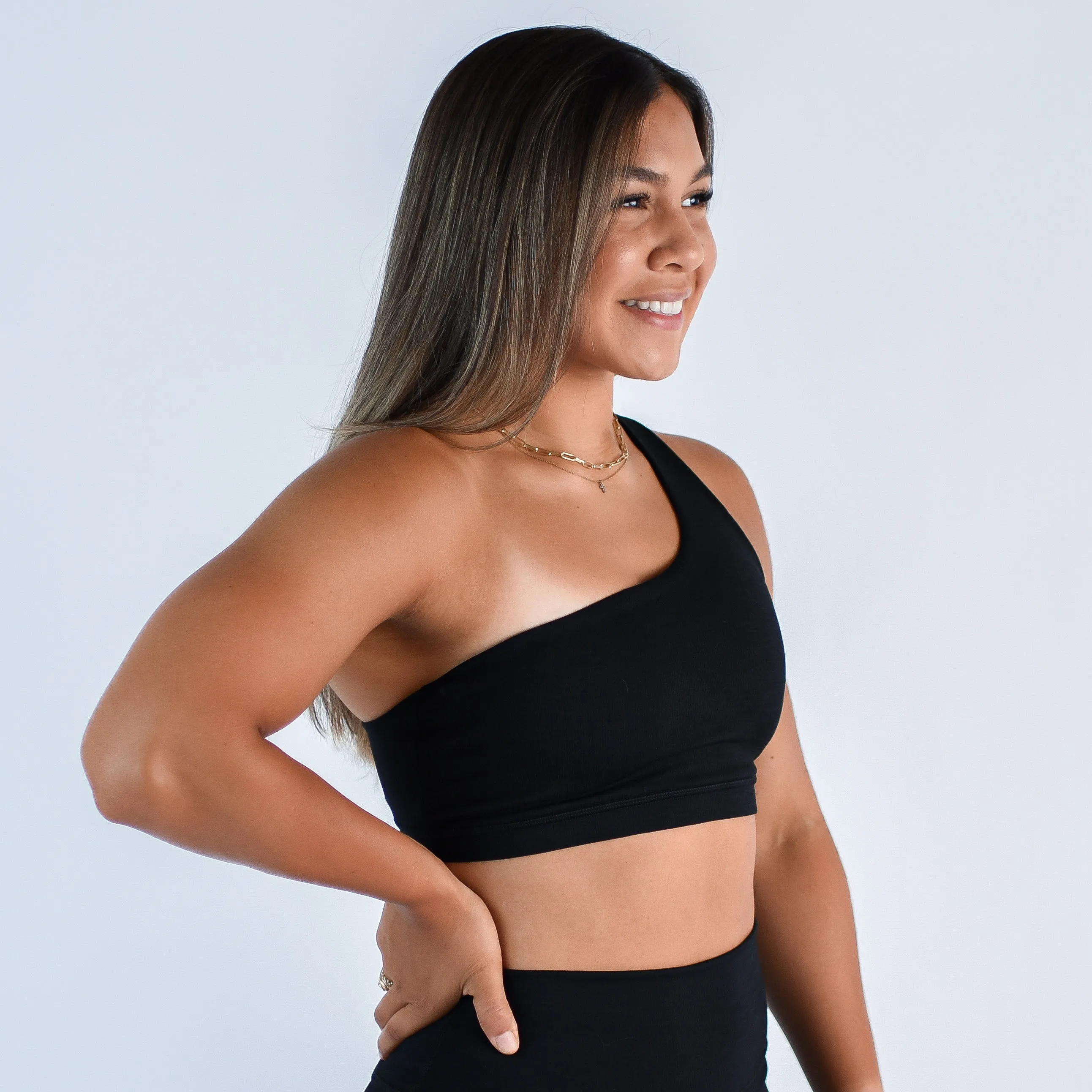 FLEO Sylvie Sports Bra - Black Rib