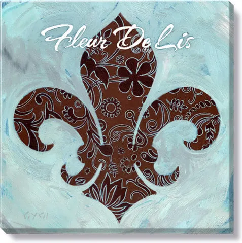 Fleur-De-Lis Giclee Wall Art