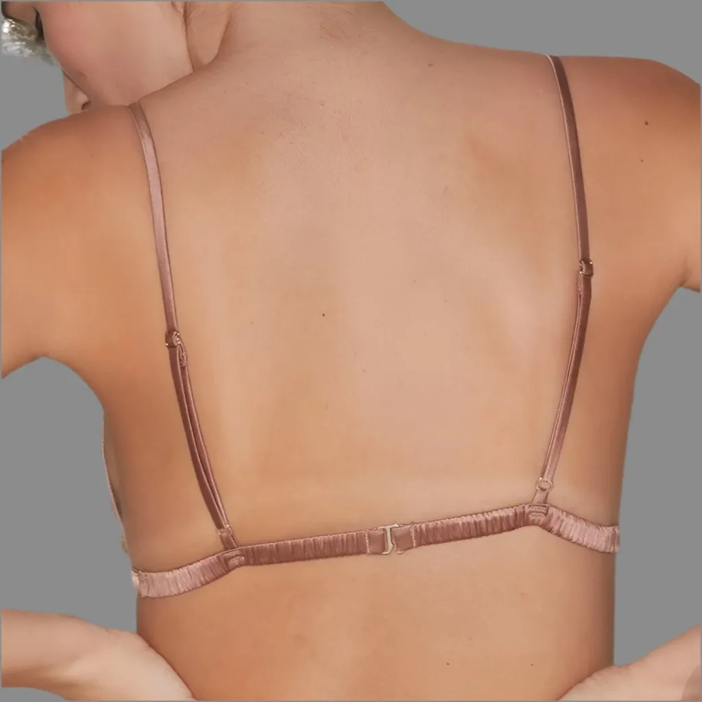 Fleur Du Mal - Essentials Triangle Bra - Nude