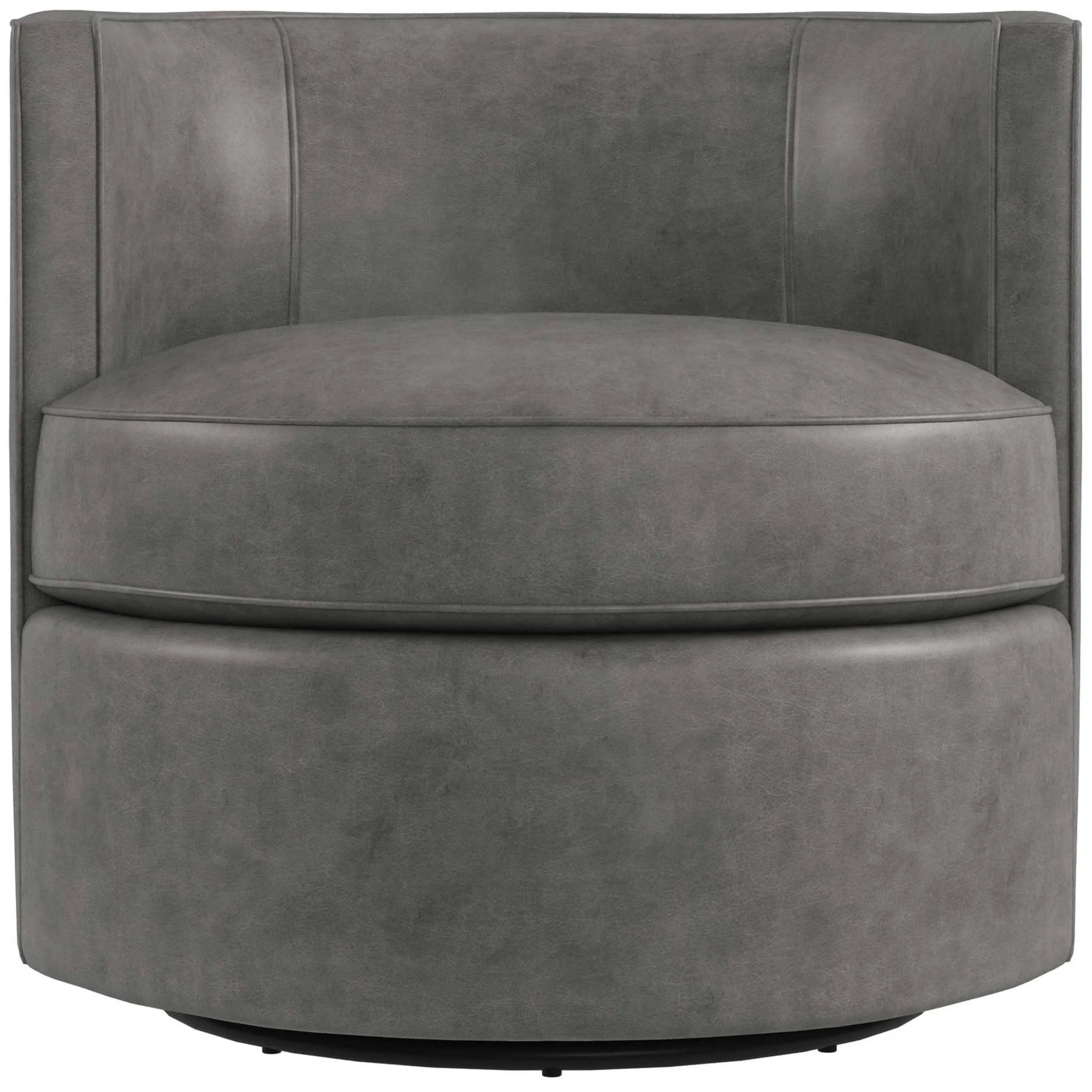 Fleur Leather Swivel Chair