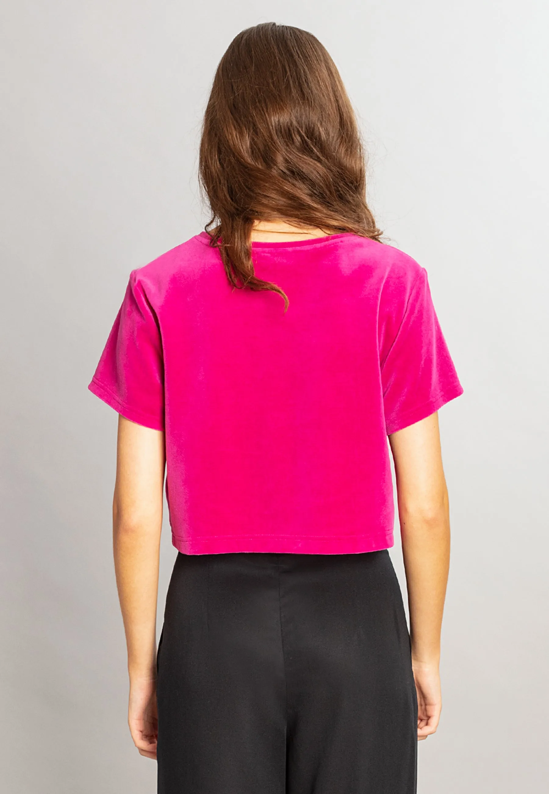 Fleur T-shirt Magenta Pink