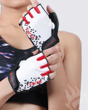 Flex & Force Sweat Wicking Gym Gloves With Grippy Padding - Men and Women