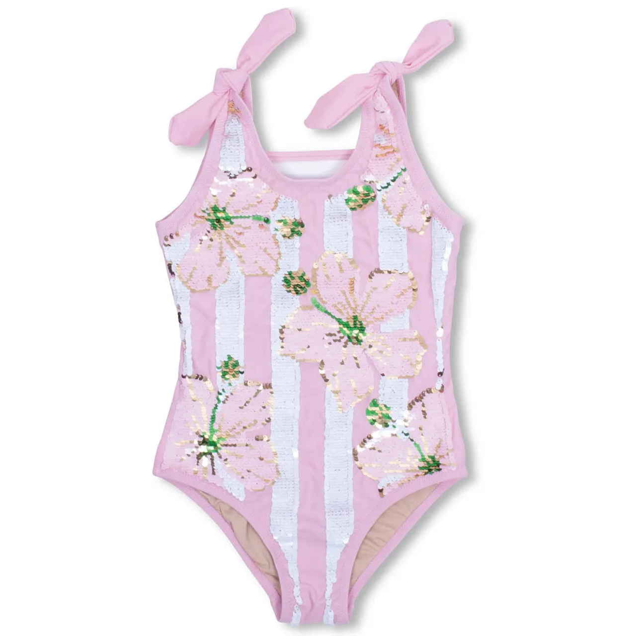 Flip Sequin Hibiscus Swimsuit