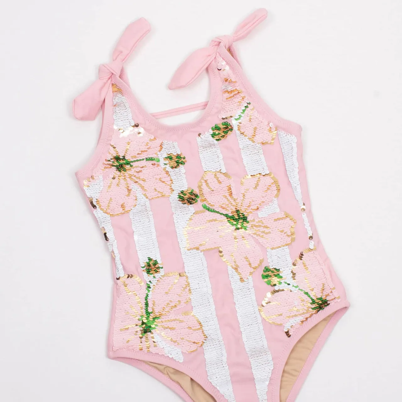 Flip Sequin Hibiscus Swimsuit