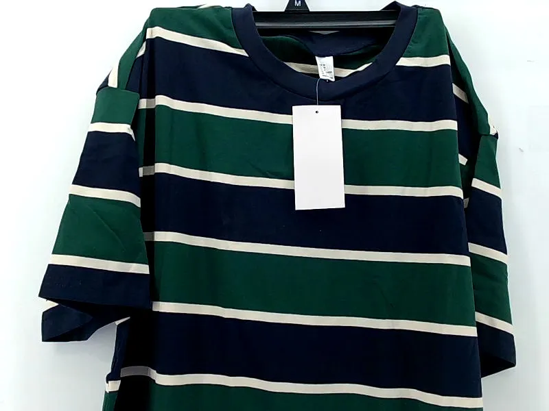 Floerns Men's Casual Striped T-Shirt Medium