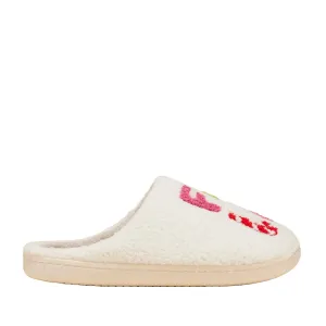 FLOOF Falala Slipper in White