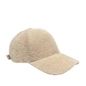 FLOOF Women's Plush Baseball Cap in Khaki