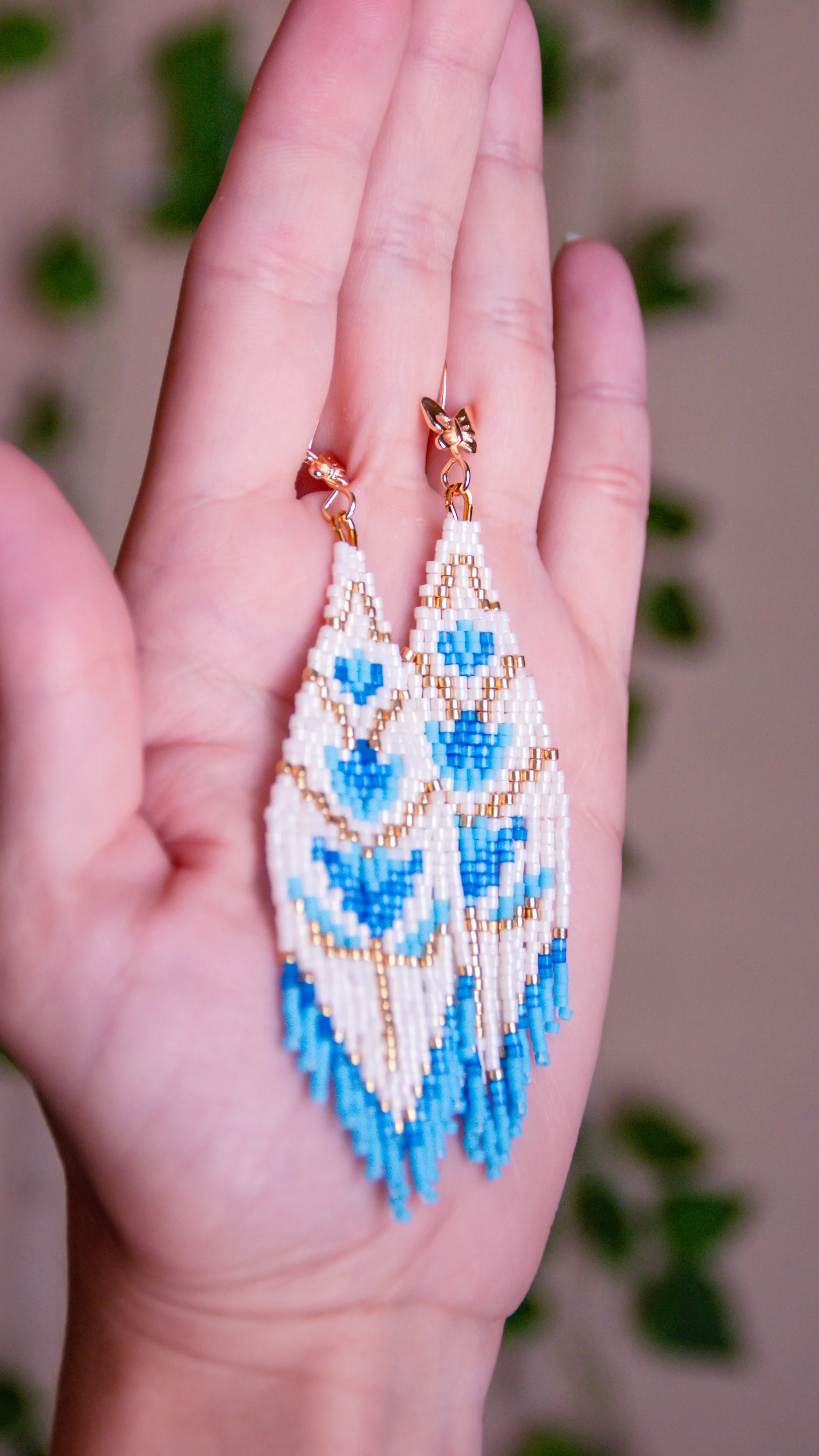 Flor Fringe earrings