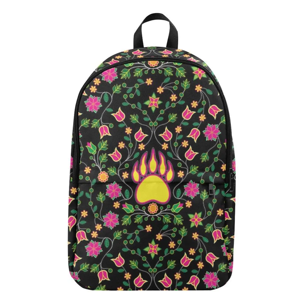 Floral Bearpaw Pink and Yellow Backpack for Adult