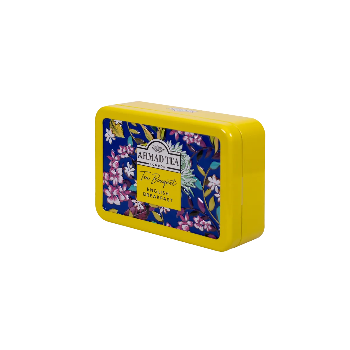 Floral Bouquet Tea Caddy (Yellow)