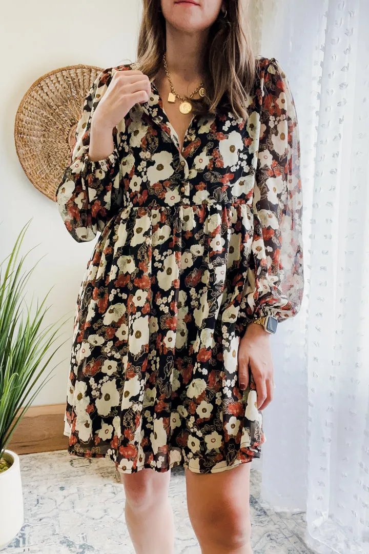 Floral Chiffon Dress