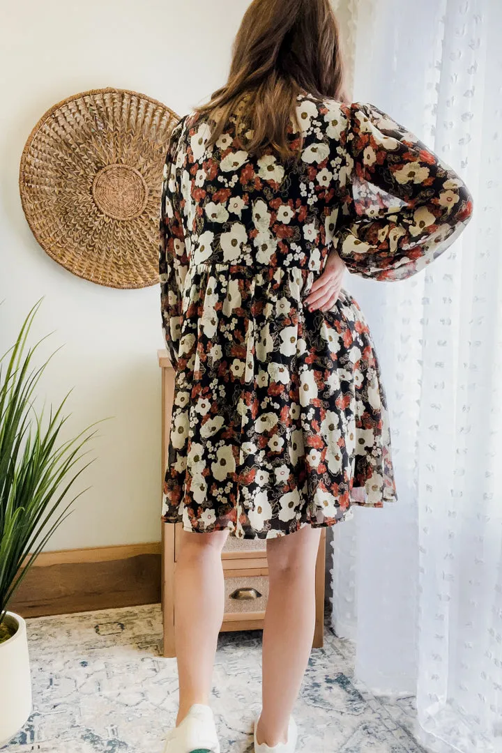 Floral Chiffon Dress