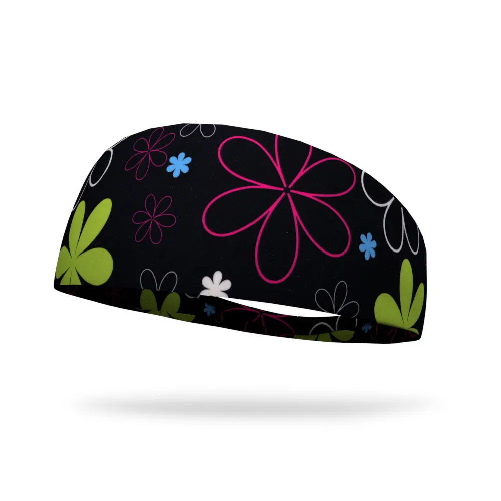 Floral Colorful Wicking Headband