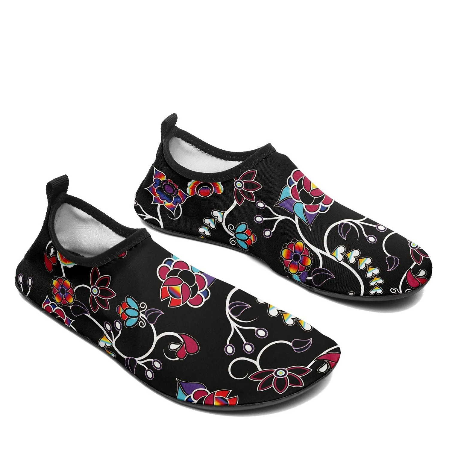 Floral Danseur Sockamoccs Kid's Sockamoccs Slip On Shoes