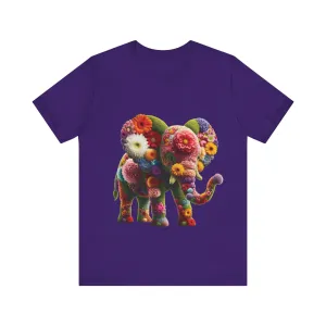 Floral Elephant T-shirt