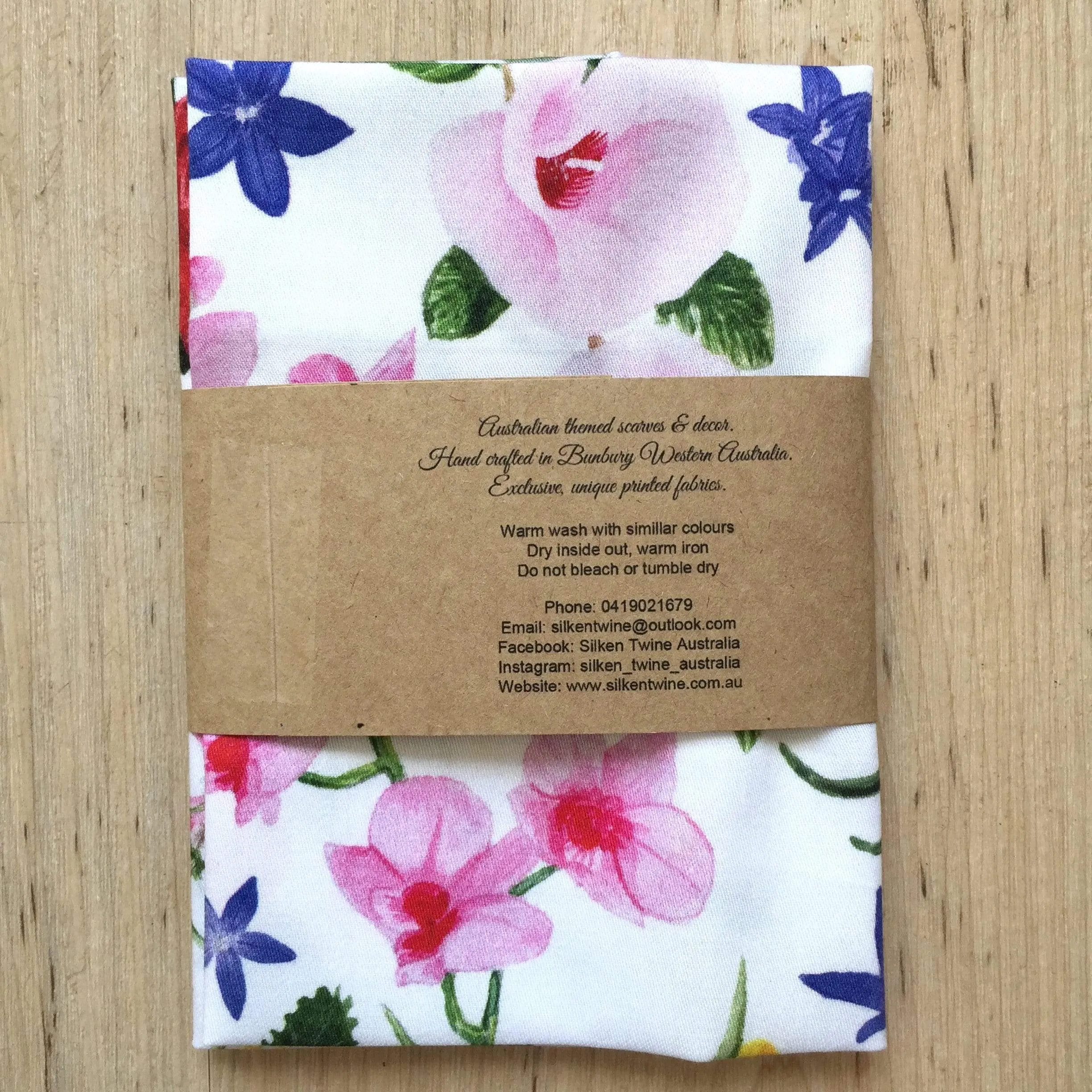 Floral Emblems Handkerchief