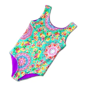 Floral Fantasy Kids One Piece