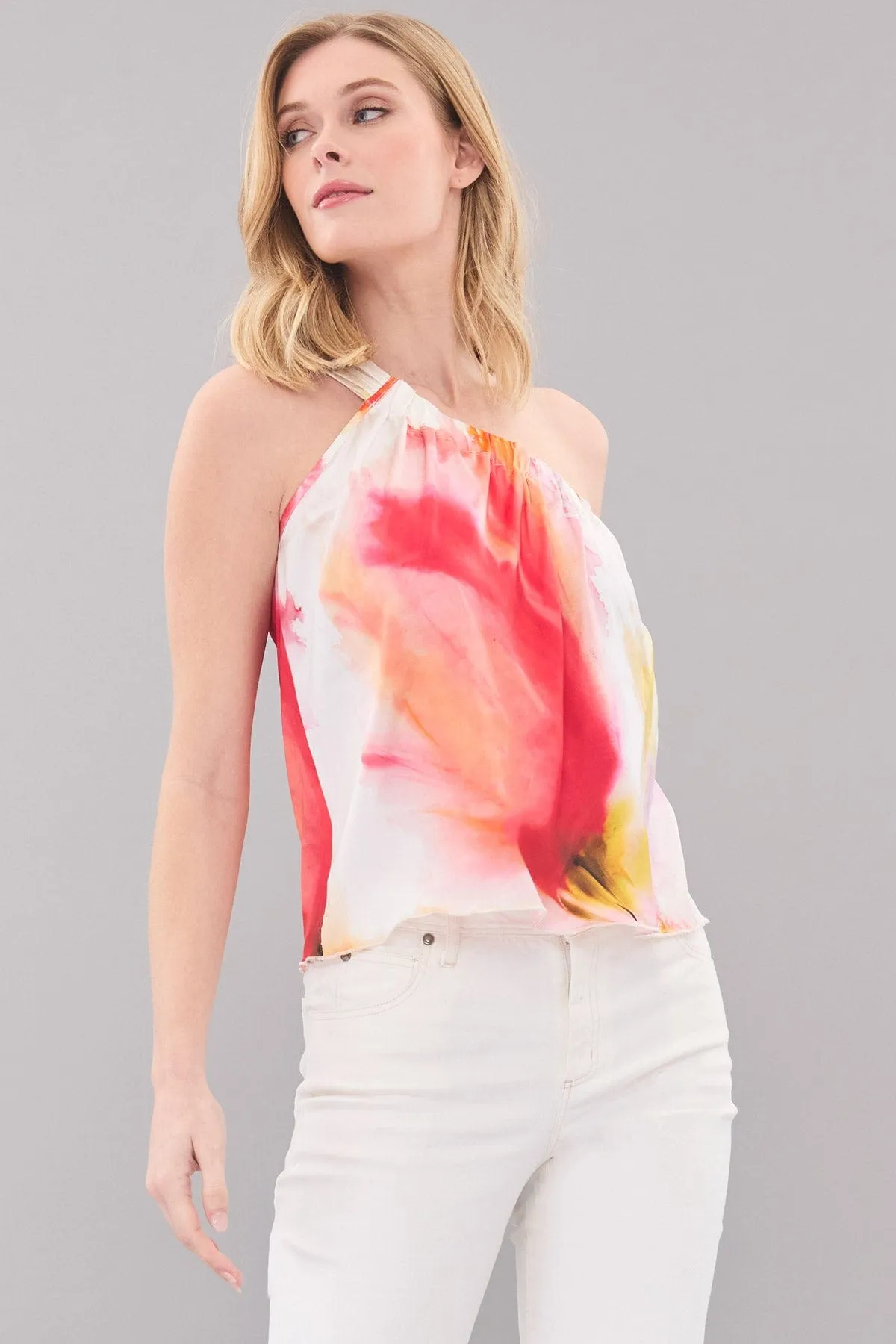 Floral Haze One Shoulder Top