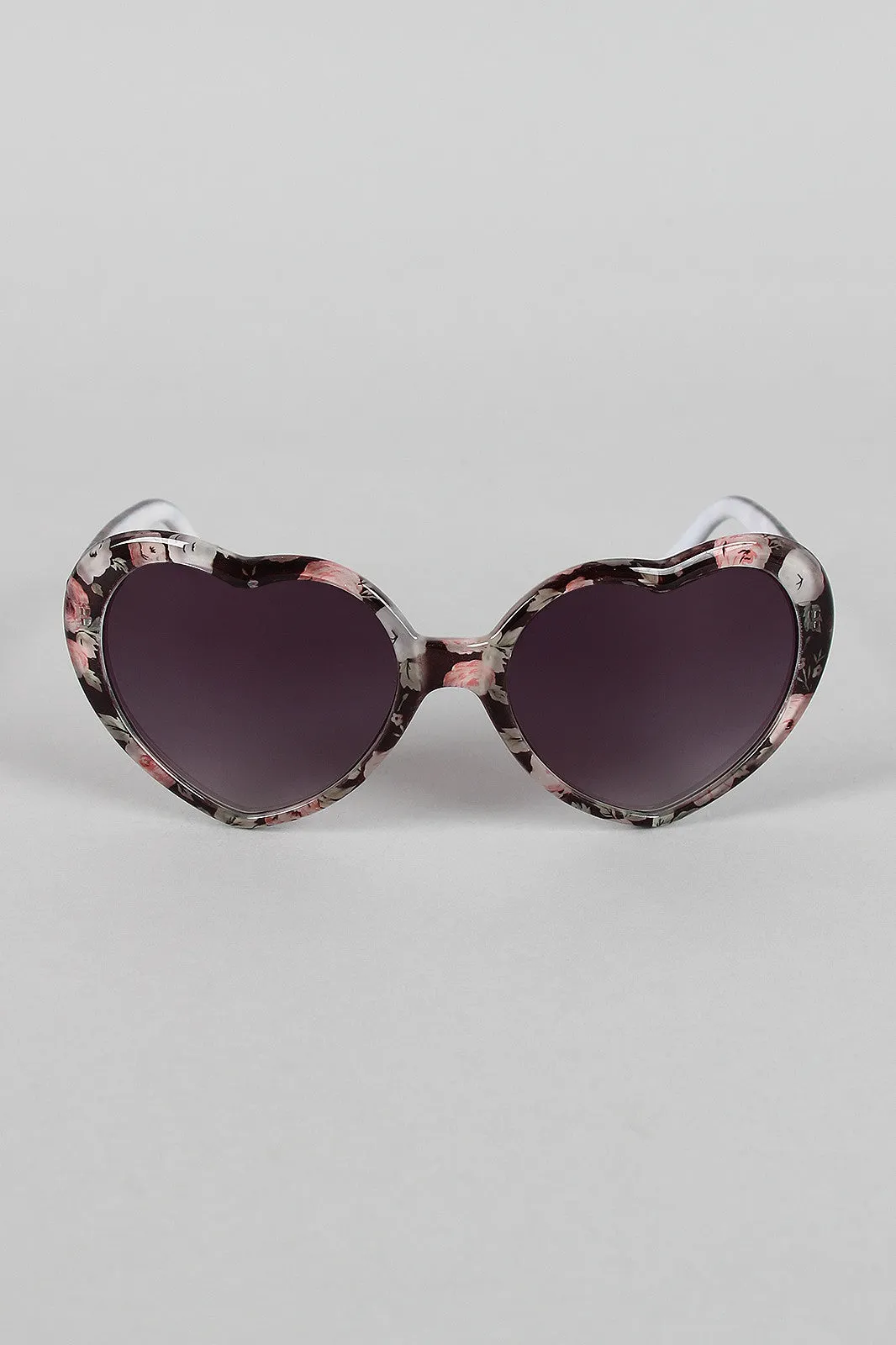 Floral Heart Eyes Sunglasses