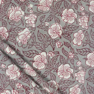 Floral Print Cotton Modal Fabric For Dress