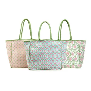 Floral Print Tote Bag