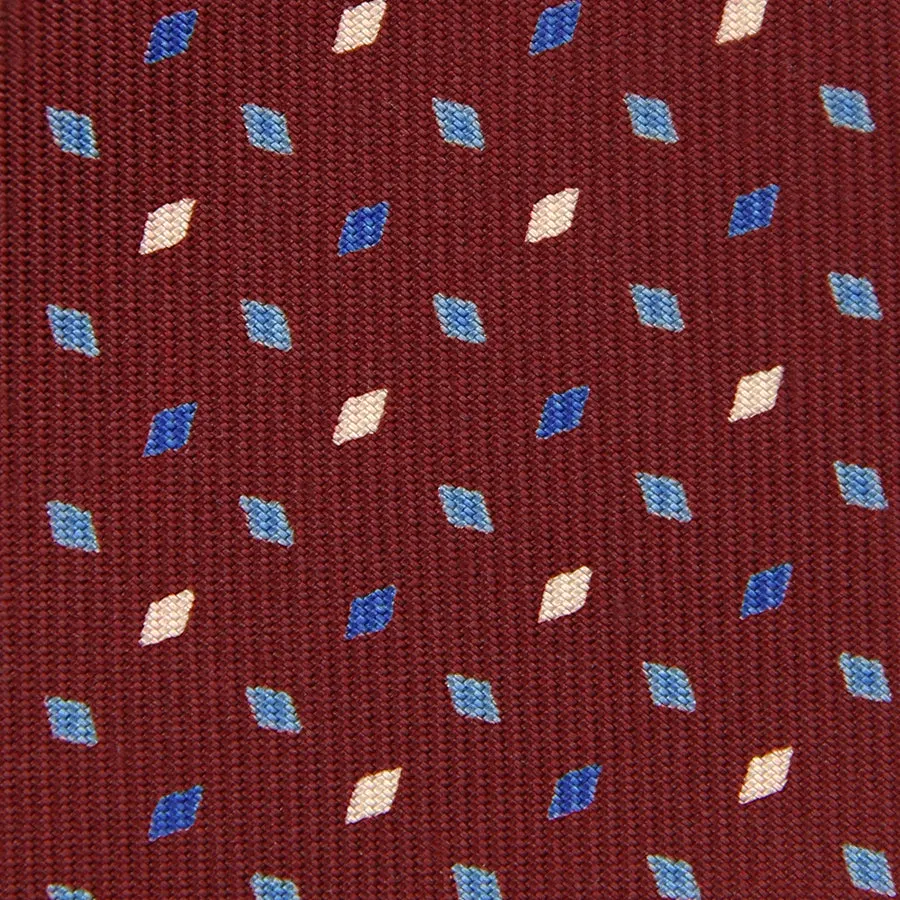 Floral Printed Bespoke Silk Tie - Cherry I