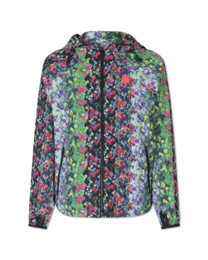 Floral Printed Windbreaker