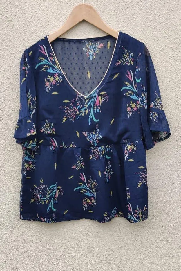 Floral Printed Woven Top