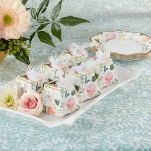 Floral Teapot Favor Box (Set of 24)