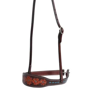 Floral Tiedown Noseband, Full